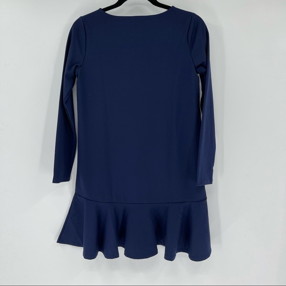 Polo Ralph Lauren Dress XL Navy Blue Drop Waist - Picture 5 of 7